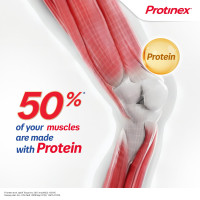 Protinex Creamy Vanilla, 200g | Get 40% daily protein requirement for strong muscles when prepared with 200ml milk | High Protein | Zero Added Sugar | Nutritional Drink for Men and Women