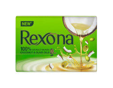 Rexona Coconut and Olive Oil Soap, 100g (Pack of 4)