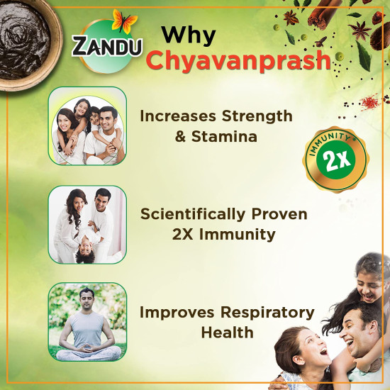ZANDU CHYAVANAPRASH Avaleha for Increasing Immunity and Stamina, 900g
