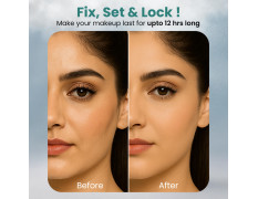 FACES CANADA Ultime Pro Makeup Fixer, 100 ml | Long Lasting Makeup Setting Spray | Keeps Makeup Intact | Hydrates, Soothes & Refreshes Skin | Hyaluronic Acid & Vitamin E Enriched | No Alcohol