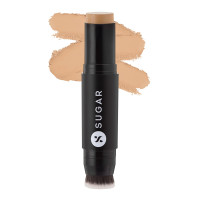 SUGAR Cosmetics Ace Of Face Foundation Stick with In-Built Brush | Lasts 24hrs | Full Coverage Foundation for Women | 12gm - 40 Breve