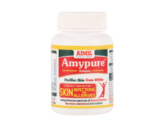 AIMIL Amypure Tablets - 100 Tablets | Ayurvedic Blood Purifier | For Bacterial & Fungal Skin Infections and Allergies