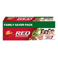 Dabur Red Toothpaste - 500g |World's No.1 Ayurvedic Paste |Fluoride Free| Helps in Bad Breath Treatment, Cavity Protection, Plaque Removal |For Whole Mouth Health| Power of 13 Potent Ayurvedic Herbs