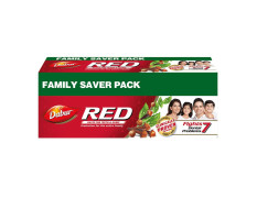 Dabur Red Toothpaste - 500g |World's No.1 Ayurvedic Paste |Fluoride Free| Helps in Bad Breath Treatment, Cavity Protection, Plaque Removal |For Whole Mouth Health| Power of 13 Potent Ayurvedic Herbs