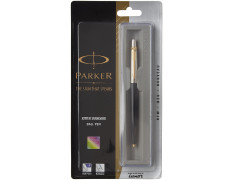 Parker Jotter 9000023185 Standard Ball Pen Gold Trim (Black), Pack of 5