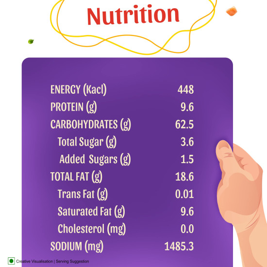 Sunfeast YiPPee! Mood Masala, Instant Noodles (Pack of 4), 270g​ / 280g (Weight May Vary)