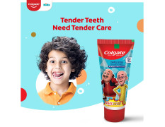Colgate Kid's Motu Patlu Anticavity Bubble Fruit Flavour Toothpaste, Cavity Protection, Enamel Protection - 80g
