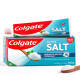 Colgate Active Salt Toothpaste, Germ Fighting Toothpaste for Healthy Gums and Teeth, 500gm (200g X 2 and 100g X 1)