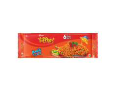 Sunfeast YiPPee! Magic Masala long, Slurpy Noodles Six In One Pack, 360 grams/420 grams ( weight may vary)