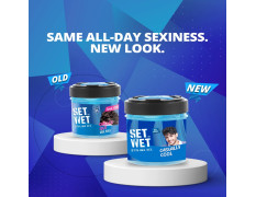 Set Wet Styling Hair Gel for Men - Casually Cool, 250gm | Medium Hold, High Shine | For Medium to Long Hair |No Alcohol, No Sulphate