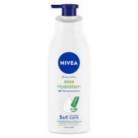NIVEA Aloe Hydration Body Lotion 400 ml | 48 H Moisturization | Refreshing Hydration | Non Sticky Feel | With Goodness of Aloe Vera For Instant Hydration In Summer | For Men & Women