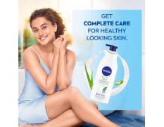 NIVEA Aloe Hydration Body Lotion 400 ml | 48 H Moisturization | Refreshing Hydration | Non Sticky Feel | With Goodness of Aloe Vera For Instant Hydration In Summer | For Men & Women
