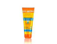 VLCC Matte Look Spf 30 PA ++ Sunscreen Gel Crème - 100g + 25g Extra - Helps Depigmentation, Non-Greasy Tinted Matte Formula with Broad Spectrum Protection.