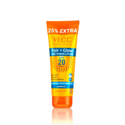 VLCC Fair Glow Sunscreen Lotion SPF 20 - Broad Spectrum Protection