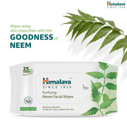 Himalaya Purifying Neem Facial Wipes, 10 Count
