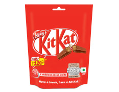 Nestle Kitkat 2 Finger Wafer Bar Sharebag, 8 Units - 15.4 g each|123.2 g (Weight may vary upwards)