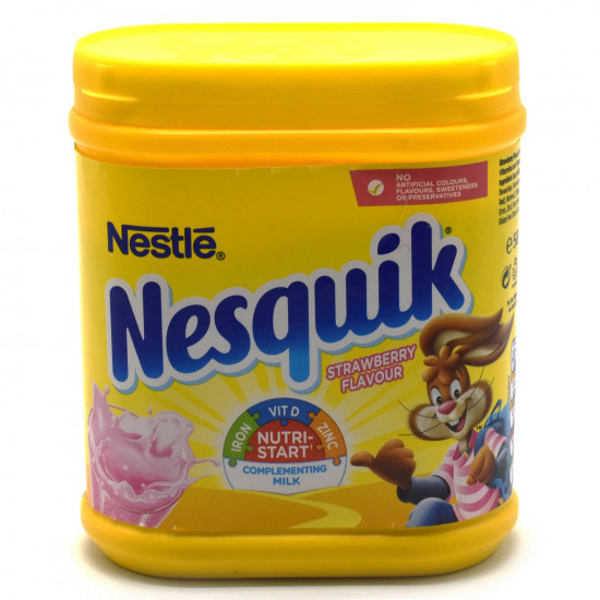 Nestle Nesquik Complementing Milk, Strawberry Flavour - 500g