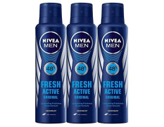 Nivea 48 Hour Fresh Active Deodorant for Men, 150 milliliters