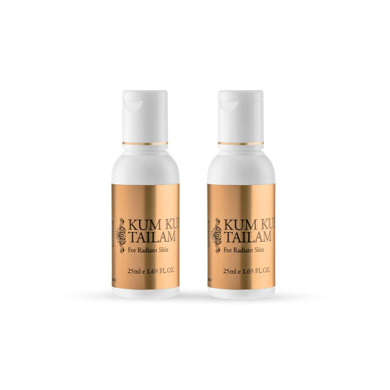 Vasu Kumkumadi Tailam, 25ml (Pack of 2) For Radiant Skin