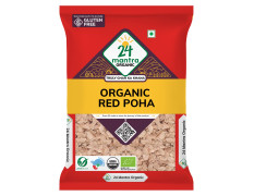 24 Mantra Organic Red Poha Flattened Rice, 500g