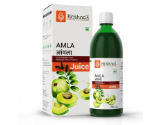 Krishna's Amla Juice - 1000 ml | Fresh cold pressed Amla Juice | Helps Boosts Skin and Hair Health | Helps Detox | Rich in Vitamin C | Natural Immunity Booster