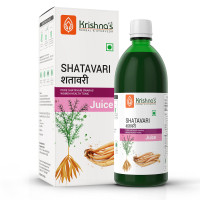 Krishna's Shatavari Juice 500 ml | Helps in Strength and Lactation in women | Rejuvenative for Vata and Pitta