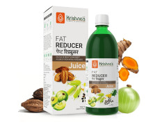 KRISHNA'S HERBAL & AYURVEDA Fat Reducer Juice - 1000 ml | (Pack of 1) | 12 Powerful herbs for Weight Management | Amla, Harad, Daru Haridra, Sunn Hemp | Aids Metabolism and Digestion