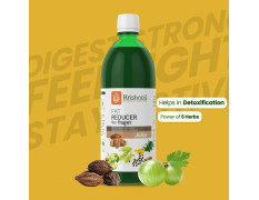 KRISHNA'S HERBAL & AYURVEDA Fat Reducer Juice - 1000 ml | (Pack of 1) | 12 Powerful herbs for Weight Management | Amla, Harad, Daru Haridra, Sunn Hemp | Aids Metabolism and Digestion