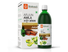 Krishna's Arjun Amla Juice - 500 ml (Pack of 1) | Perfect mix of Amla and Arjuna Chaal | Strong and healthy heart