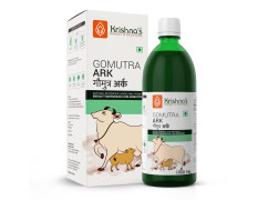 KRISHNA'S HERBAL & AYURVEDA Desi Cow Gomutra Ark 1000 Ml Liquid| Natural Detoxifier | 100% Pure & Natural Go Ark | Indian Tharparakar Gomutra | Sugar Free With No Added Color Or Flavour - (Pack Of 1)