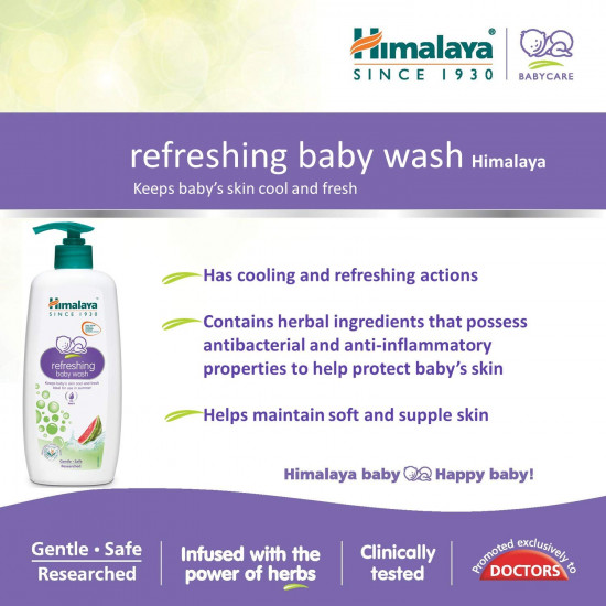 Himalaya Baby Care Refreshing Baby Wash, 100ml