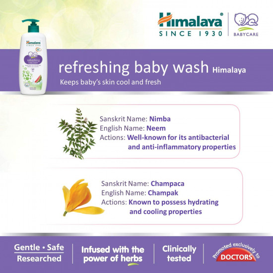 Himalaya Refreshing Baby Wash 200ml