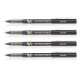 Pilot 019577 Hi-Tecpoint V7 Pen (Black - Pack of 4)