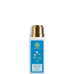 Forest Essentials Travel Size Ultra-Rich Body Milk Jasmine & Mogra | Natural Moisturizing Body Lotion For Instant Hydration | Ayurvedic Body Moisturizer, Paraben Free| For Women & Men | 50 ml