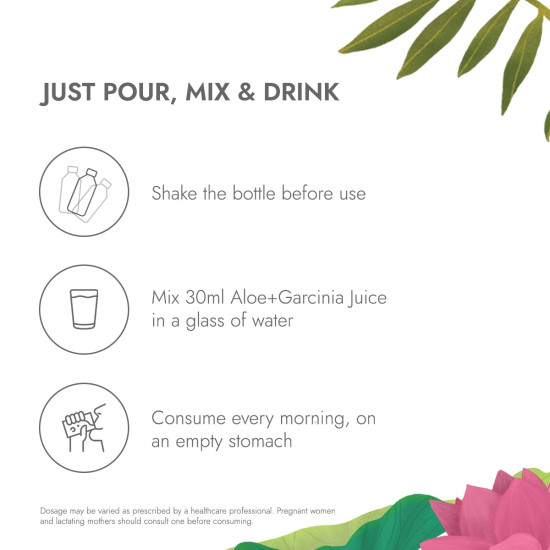 Kapiva Aloe Vera + Garcinia Juice | Garcinia Cambogia for Weight Management and Detox | No Added Sugar (1L) Kapiva Aloe Vera + Garcinia Juice | Garcinia Cambogia for Weight Management and Detox | No Added Sugar (1L)