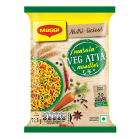 Maggi Nutri-Licious Masala Veg Atta Noodles - Healthy Instant Noodles