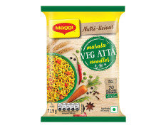 Maggi Nutri-Licious Masala Veg Atta Noodles, 72.5 grams[Pack of 6]