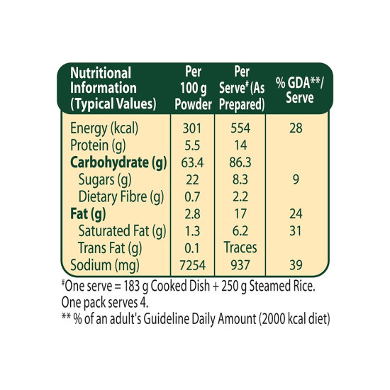 Knorr Chinese Chilli Gravy Mix, Serves 4, 51g