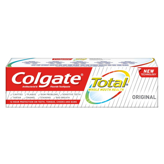 Colgate Total Advanced Health Anticavity Toothpaste - 240g with Colgate Strong Teeth Anti-Cavity Toothpaste – 300g with Free Toothbrush