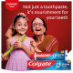 Colgate Strong Teeth, 300g with Free Toothbrush (Pack of 2), India’s No: 1 Toothpaste Brand, Calcium-boost for 2X Stronger Teeth, Prevents cavities, Whitens Teeth, Freshens Breath