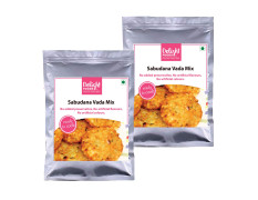 Delight Foods Maharashtra Ready to Cook Mixes | Set of 2 | Snacks - Breakfast - Lunch | (Sabudana Vada)