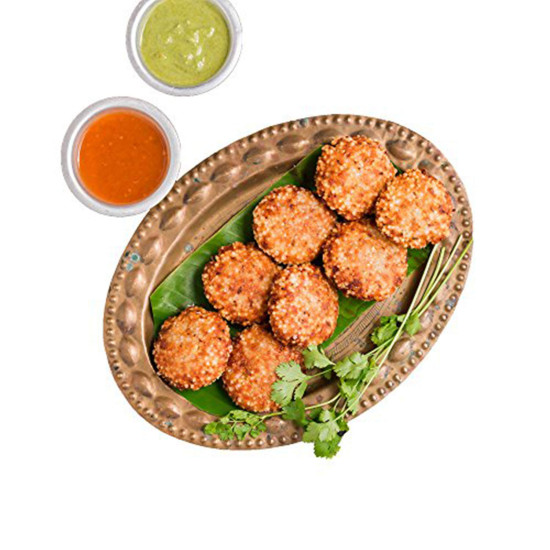 Delight Foods Maharashtra Ready to Cook Mixes | Set of 2 | Snacks - Breakfast - Lunch | (Sabudana Vada)