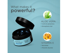 The Man Company Sportivo Stronghold Hair Styling Pomade Wax for Men | Stylish Glossy Finish Hair Volumizer | Non Sticky - 100gm