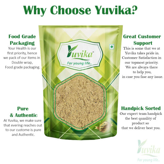 YUVIKA Bel Patta Powder - Bel Patra Powder - Bilva Bel Leaf - Aegle Marmelos Powder (200 Grams)