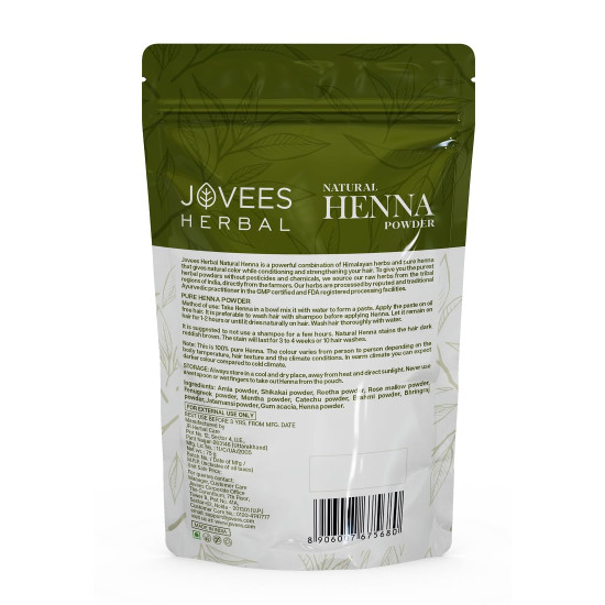 Jovees Herbal Mehandi Pouch, 75g