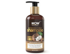 WOW Skin Science Coconut Milk Shampoo For Hair Fall/Strength/Damage/Thinning - 300ml