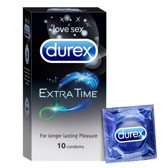 Durex Condoms, Extra Time - 10 Count