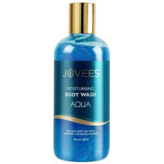 Jovees Herbal Moisturising Aqua Body Wash | 300ML | With Refreshing Fragrance of Lavender & Chamomile | Unisex