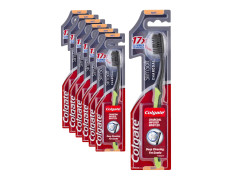 Colgate Slim Soft Charcoal Hanger Toothbrush - 7 Piece