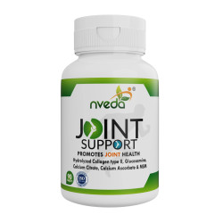 Nveda Joint Support Tablets with Collagen Type 2, Glucosamine, Calcium & MSM | Joint Pain Relief, Cartilage & Bone Strength Support Supplement | Joint Mobility & Arthritis Support for Men & Women | 90 Tablets